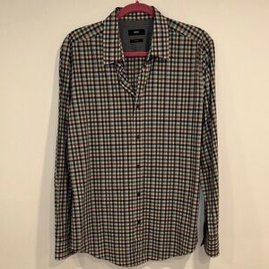 Hugo Boss Men's Checkered Button Down Shirt - Multicolor